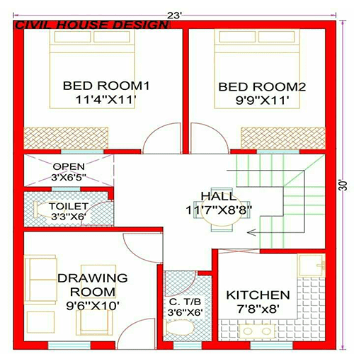 Above 1300 sq.ft 2D Design pricing - Homeplex 